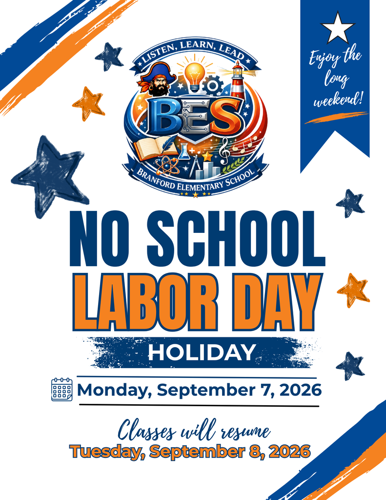 No School Monday, September 7, 2026, Labor Day