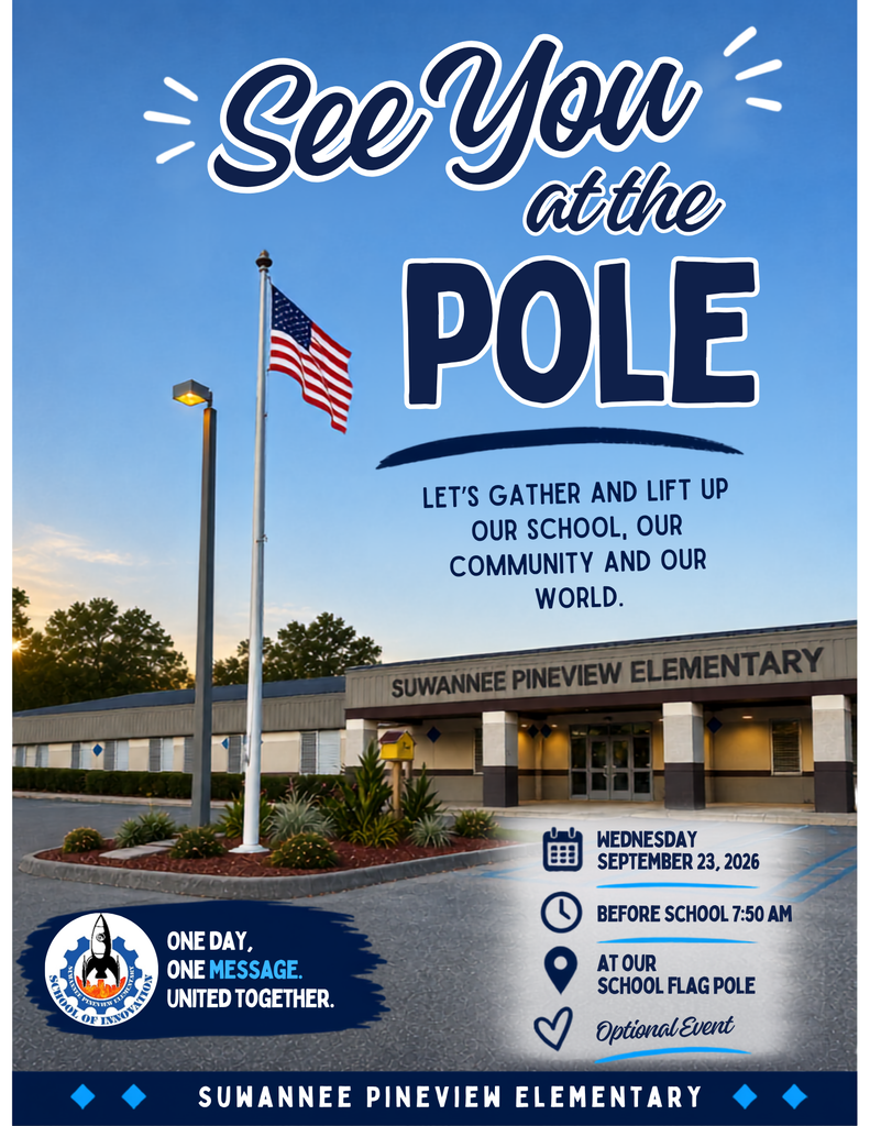 See you at the pole flyer: Wednesday September 23, 2026 at 7:50 am.