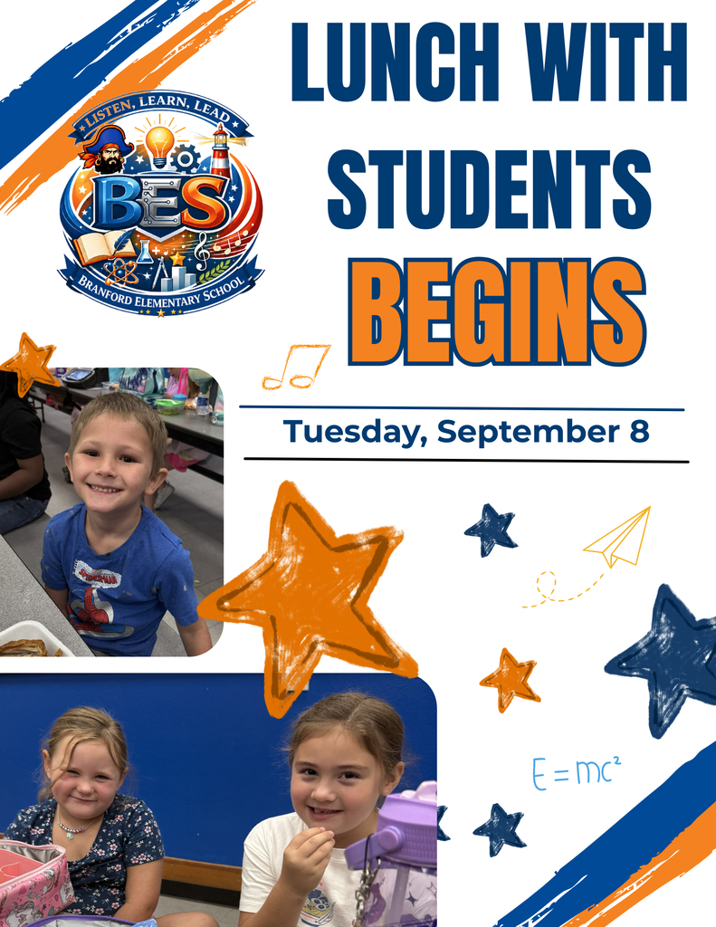 Lunch With Students begin Tuesday, September 8th