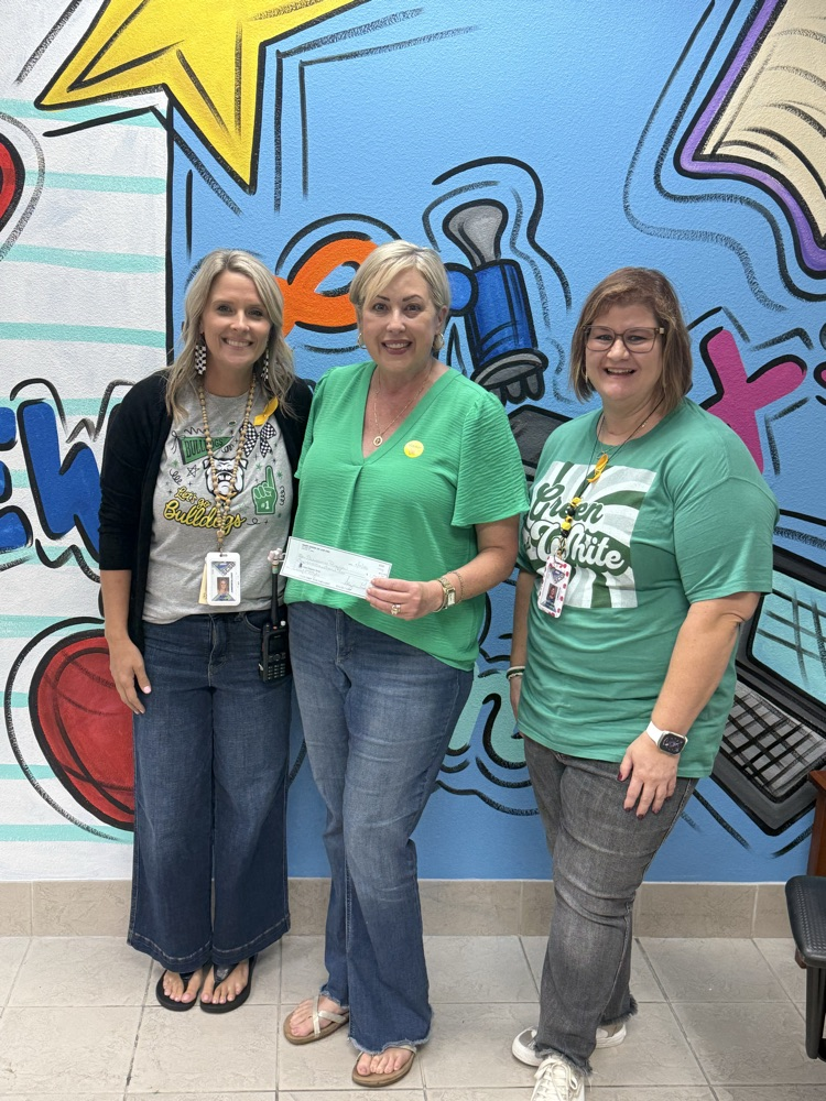 Administration of SPE accepting fundraiser check