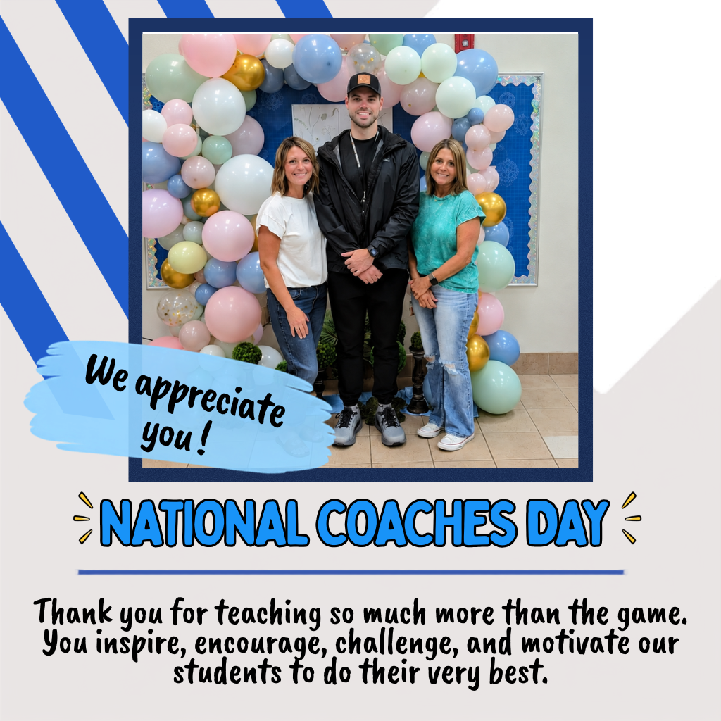 National Coaches Day Flyer: Celebrating our Amazing PE coaches at SPE