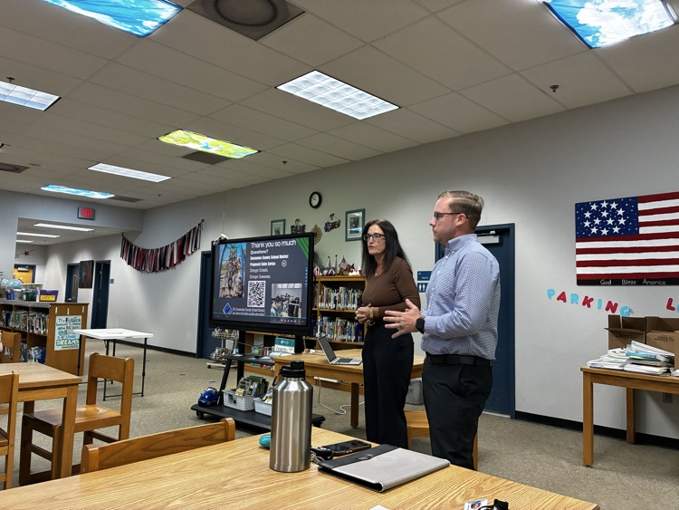 TJ Vickers and Marsha Brown presenting at the BES APT meeting
