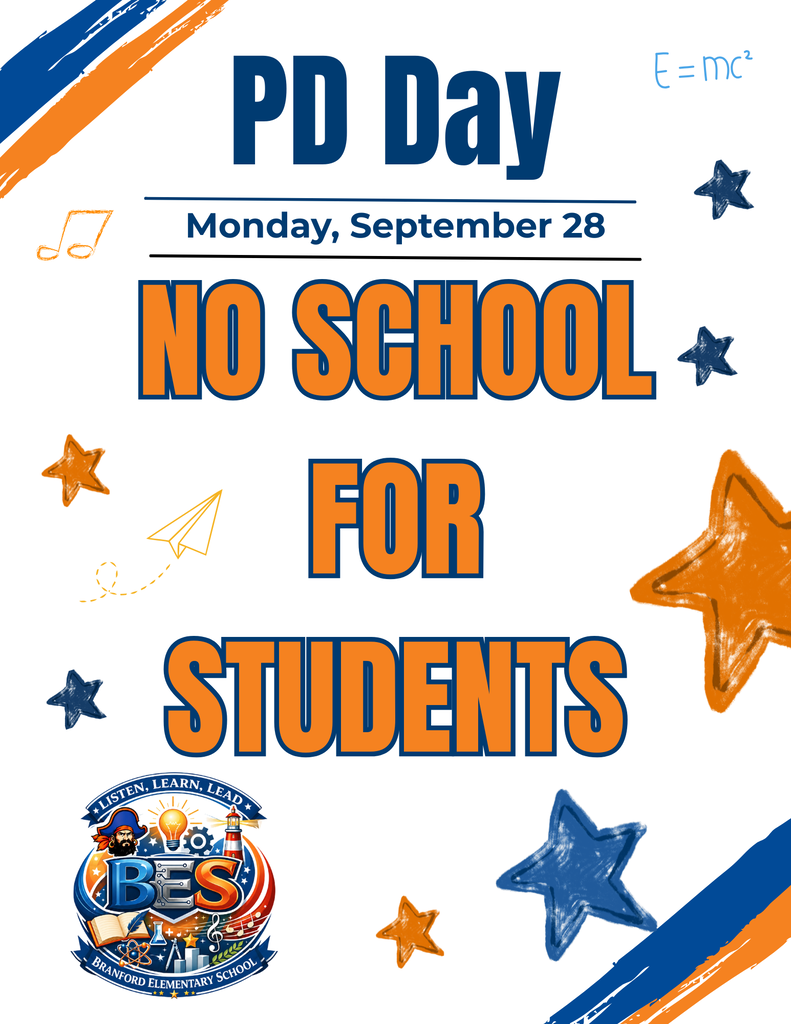 PD Day for September 28th.  No school for students