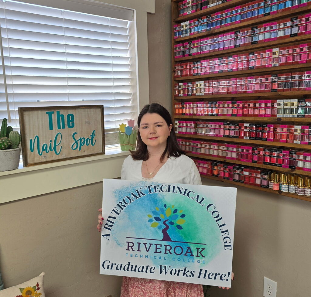 Hailey Freeman, nail tech at The Nail Spot