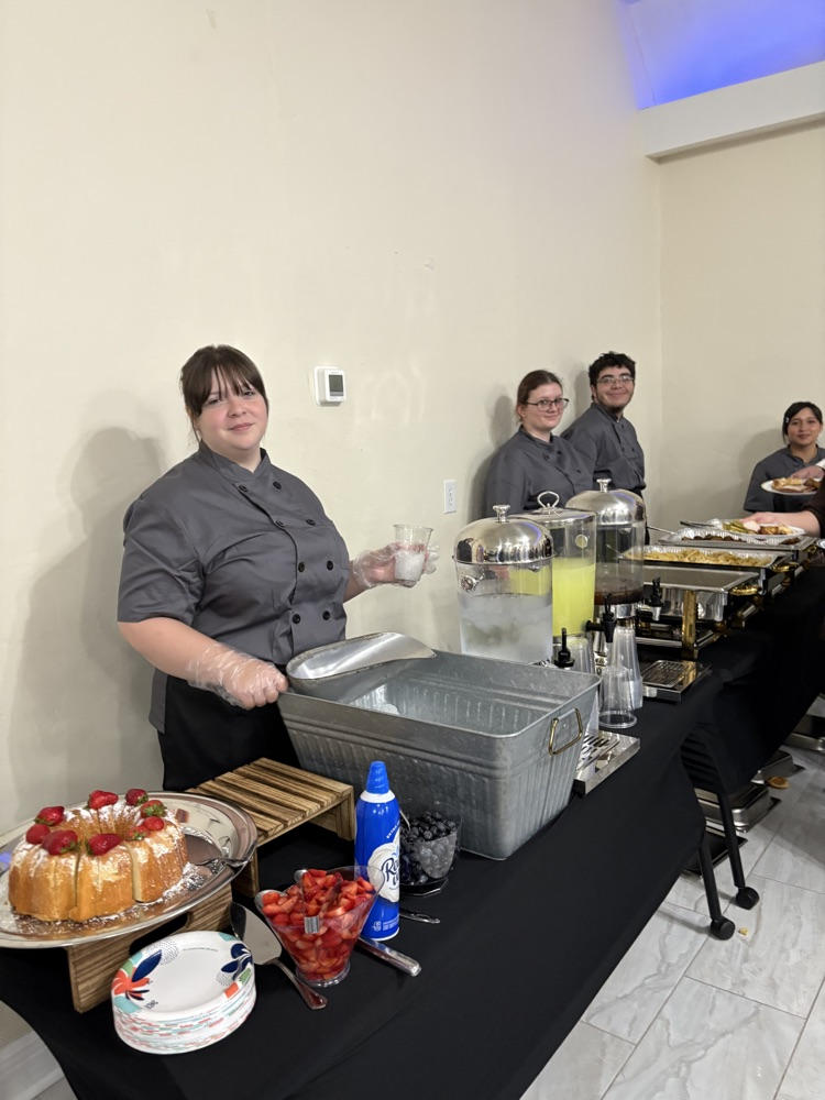 BHS culinary students catered the class of 1976 reunion this weekend. 