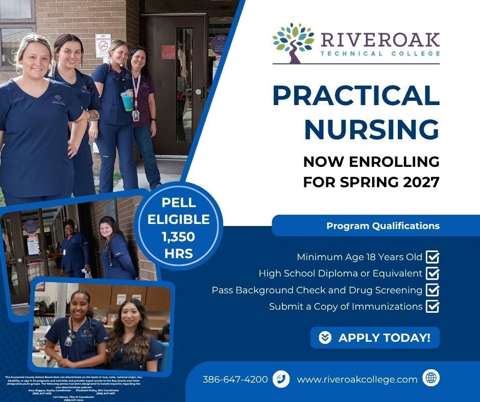 Practical Nursing application due 10/2