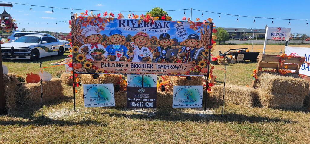 RIVEROAK booth at the Will Carpenter's Pumpkin Patch