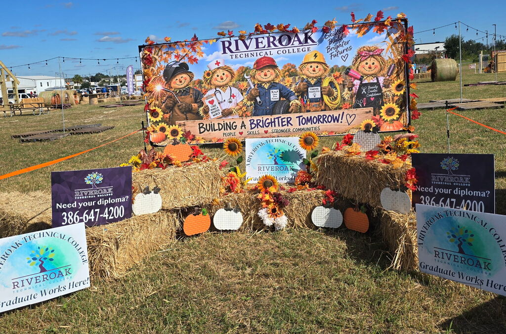 RIVEROAK booth at the Will Carpenter's Pumpkin Patch