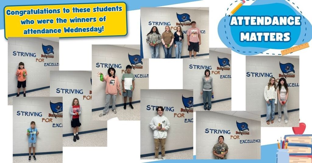 Winners of Attendance Wednesday for September 30 