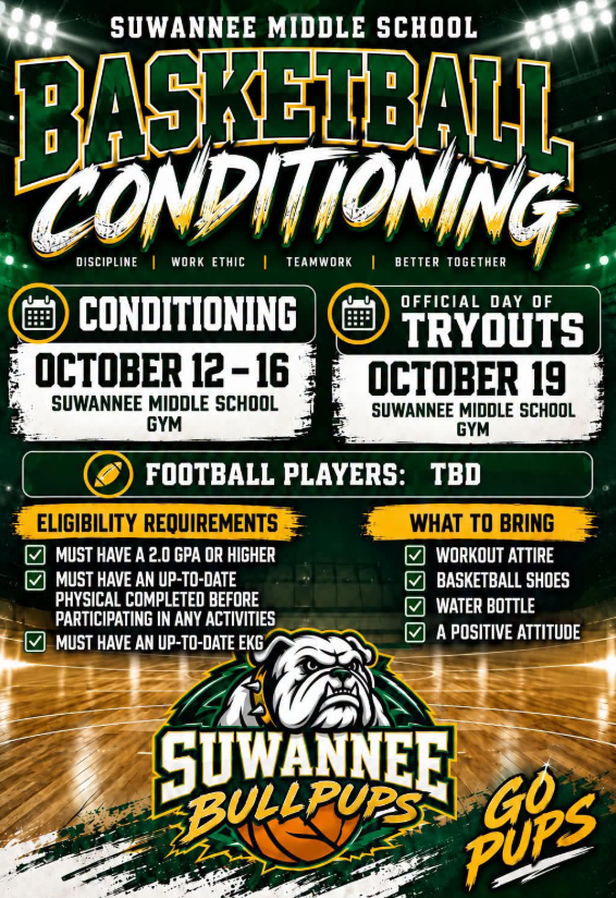 basketball conditioning & tryout flyer