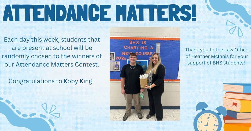 Tuesday attendance winner 