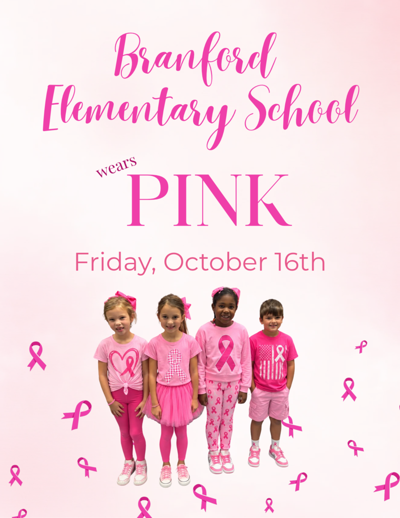 We wear PINK on Friday, October 16th for Cancer Awareness