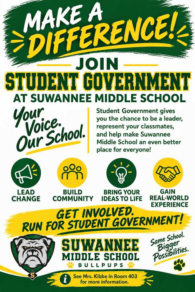 student government flyer