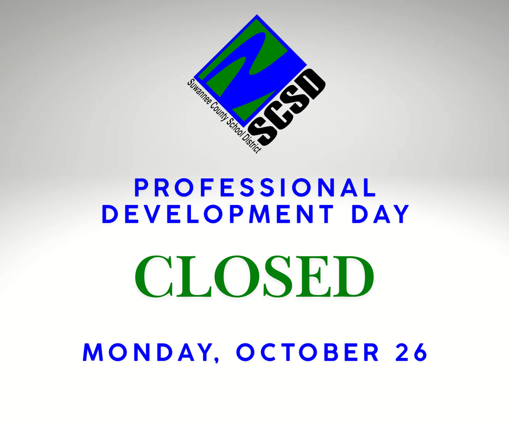 SCSD is closed on Monday, October 26th. 