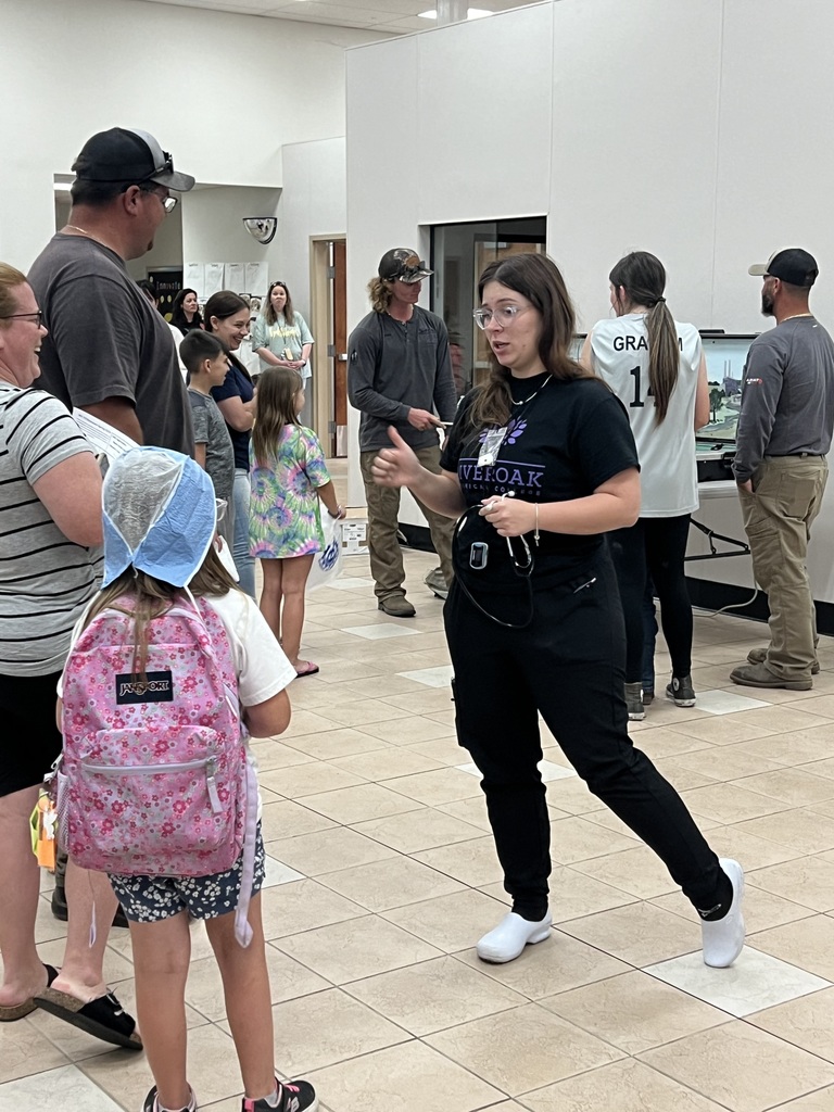 Practical Nursing student interacts with young child