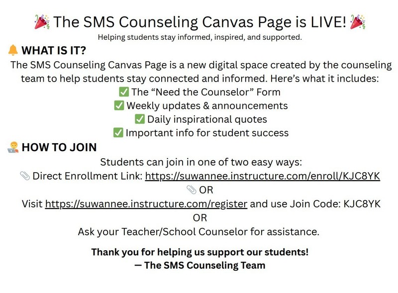 counseling flyer