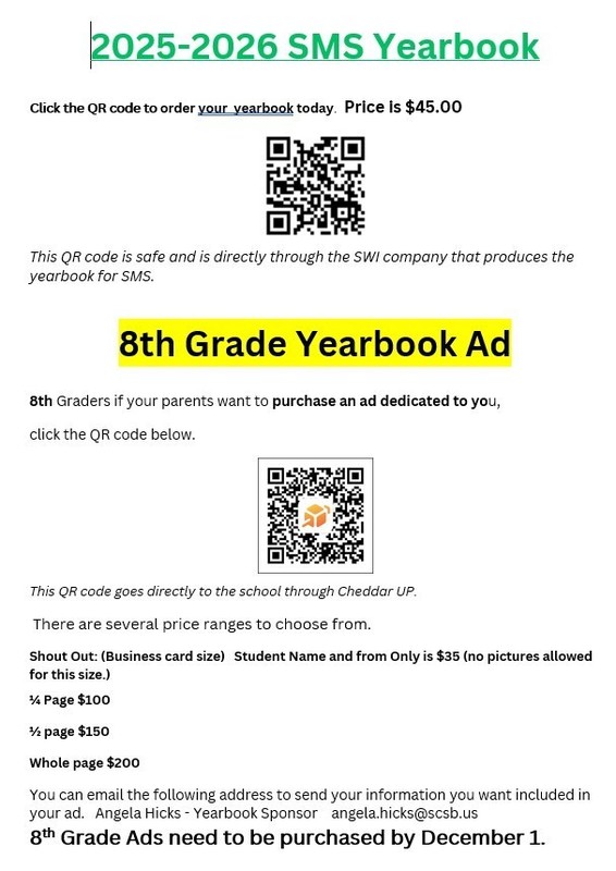 yearbooks on sale flyer