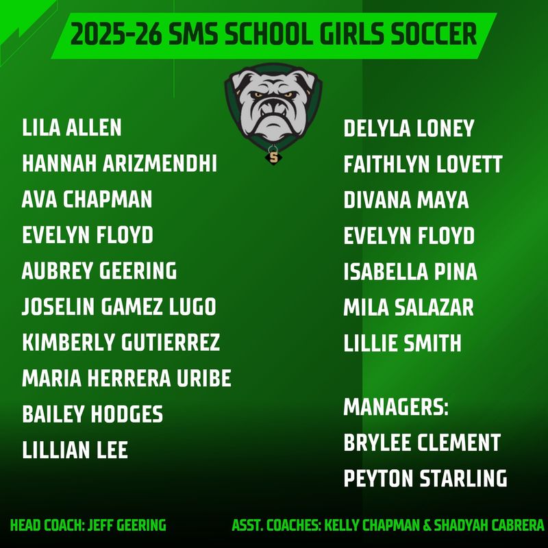 girls soccer roster