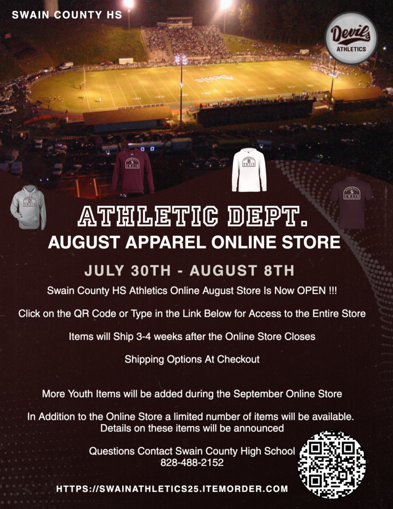 Swan County HS Athletics - August Online Store