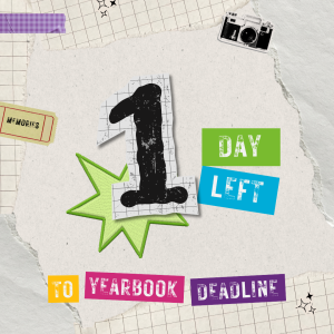 SCHS 2026 Yearbook Final Day Flyer