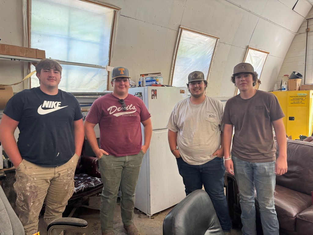 Four high school boys