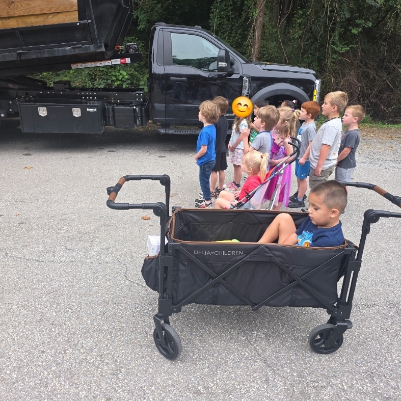 Watching the excavator