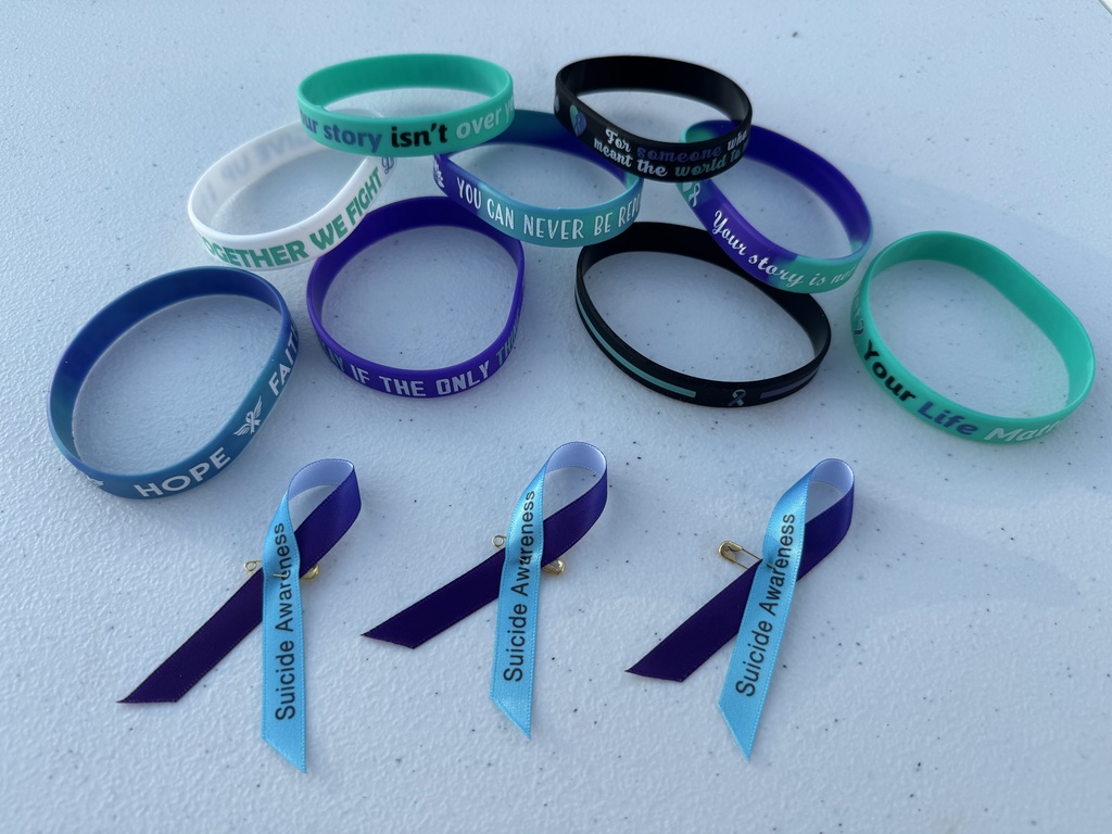Suicide Prevention Month Ribbons & Wristbands