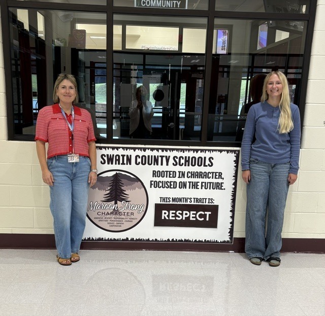 Female teacher and female student