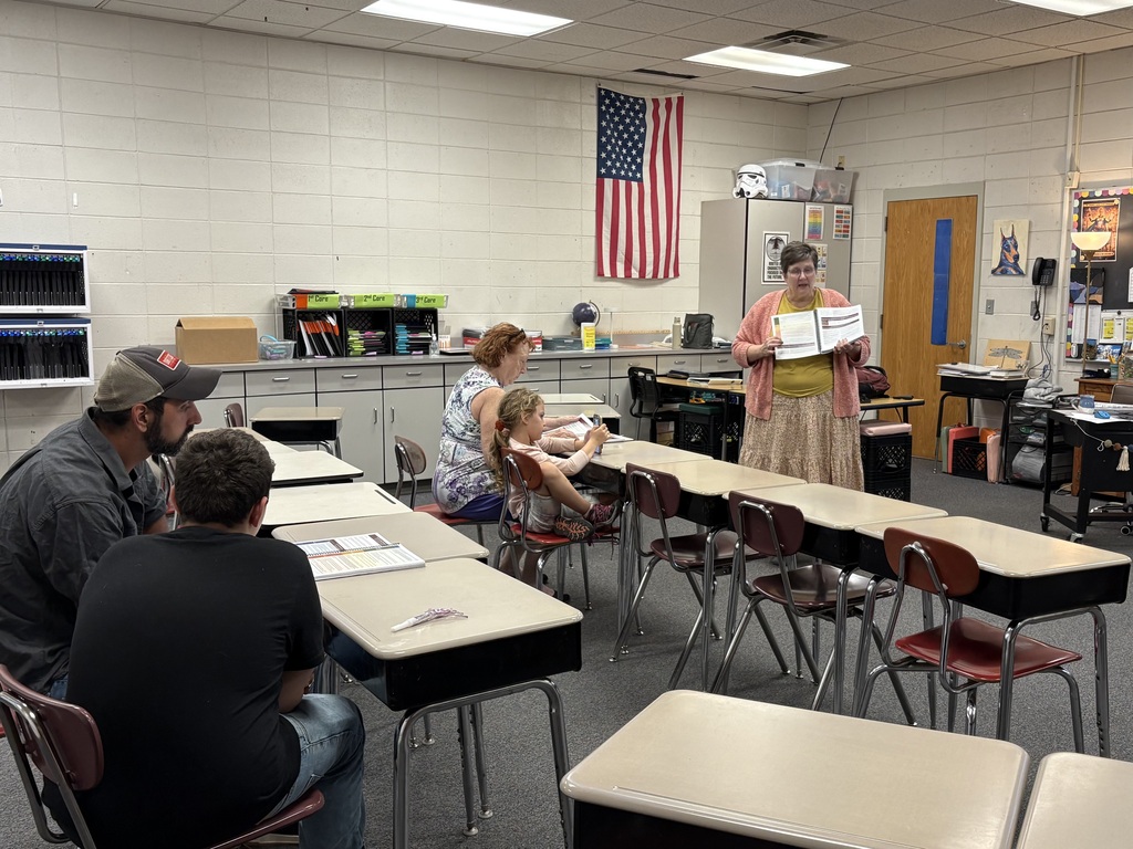 Families and staff participate in dinner and learning activities during October Parent Night at Swain Middle School.