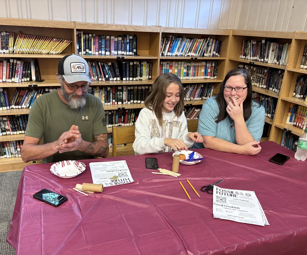 Families and staff participate in dinner and learning activities during October Parent Night at Swain Middle School.