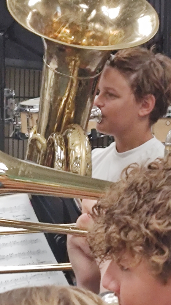 tuba player