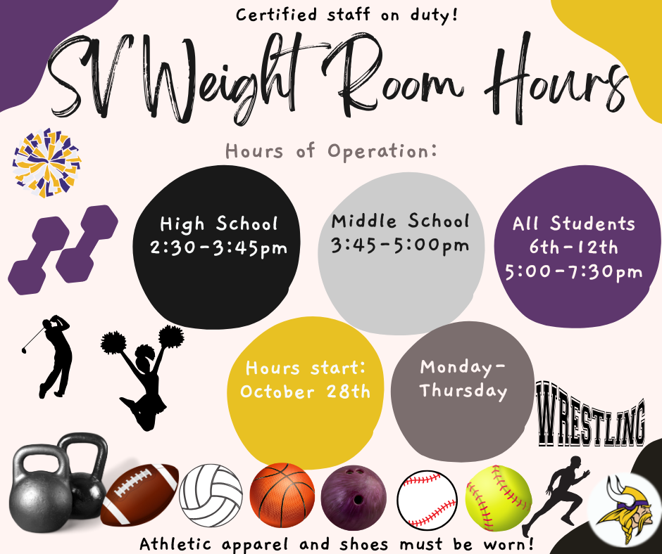 Weight Room Flier