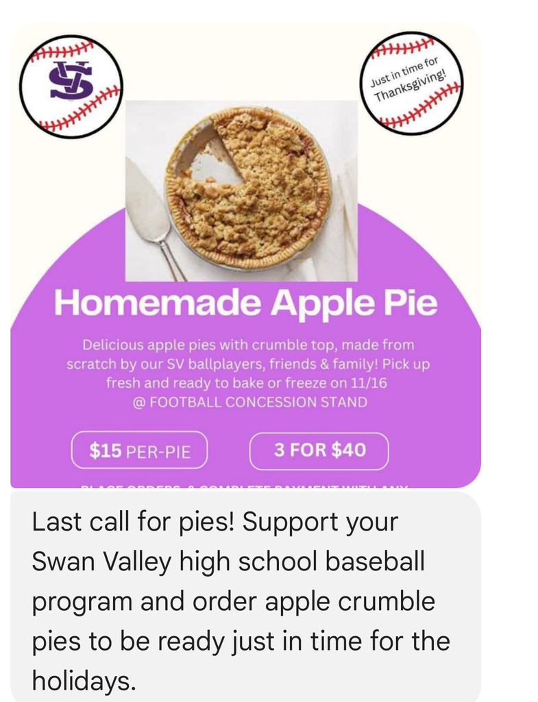 Pie Fundraiser