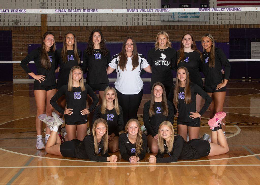 Swan Valley Varsity Volleyball Team