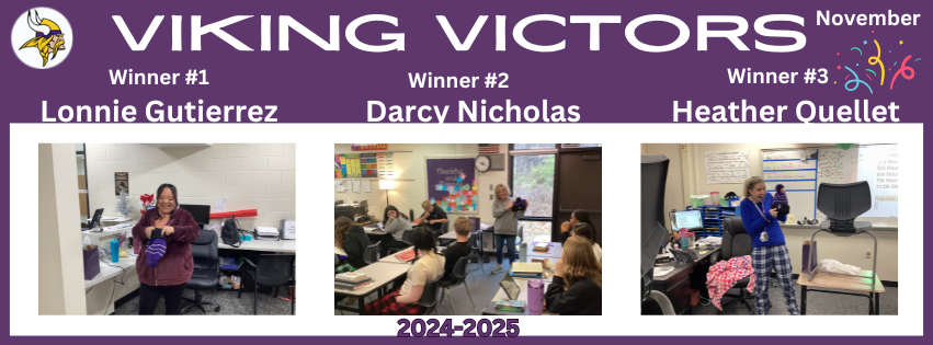 November Viking Victor Winners