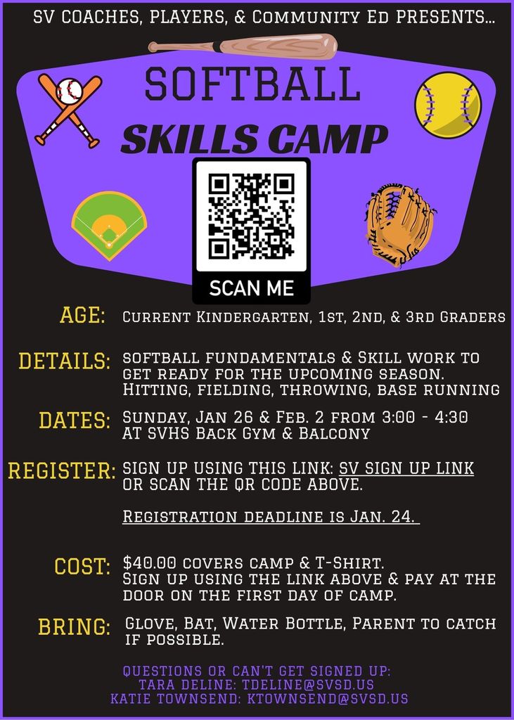 Softball Camp 2025