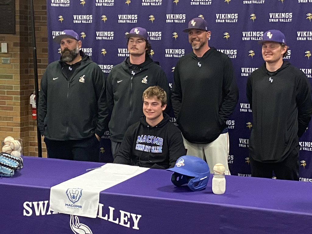 Colton Klein and Varsity Baseball Coaching Staff