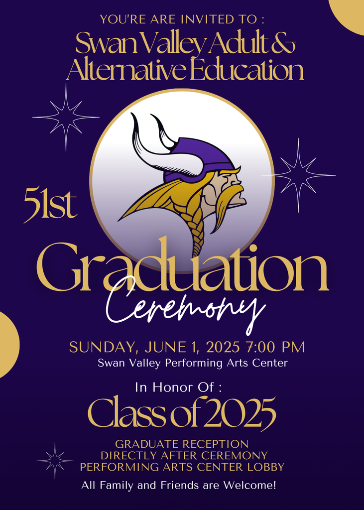 Adult & Alternative Ed Graduation Announcement