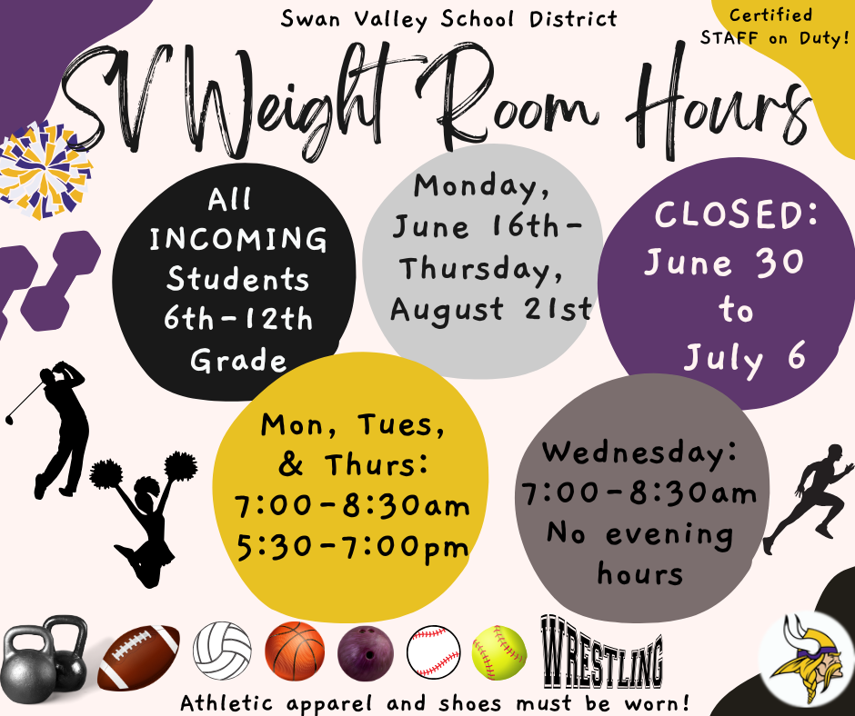 Weight Room Flyer
