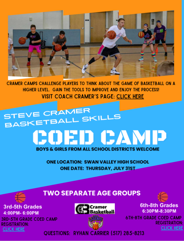 Cramer Basketball Camp Flyer