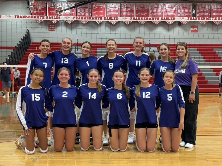 freshmen girls volleyball team