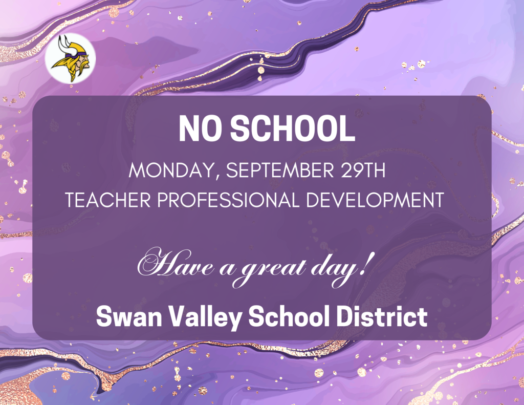 No School - Monday September 29