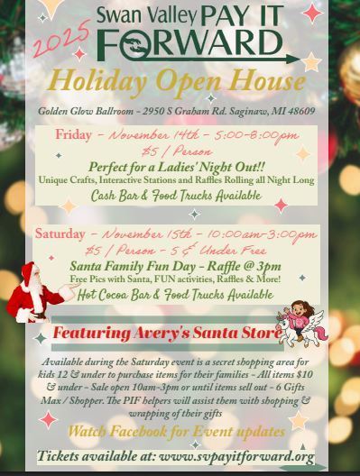 Pay It Forward - Holiday Open House