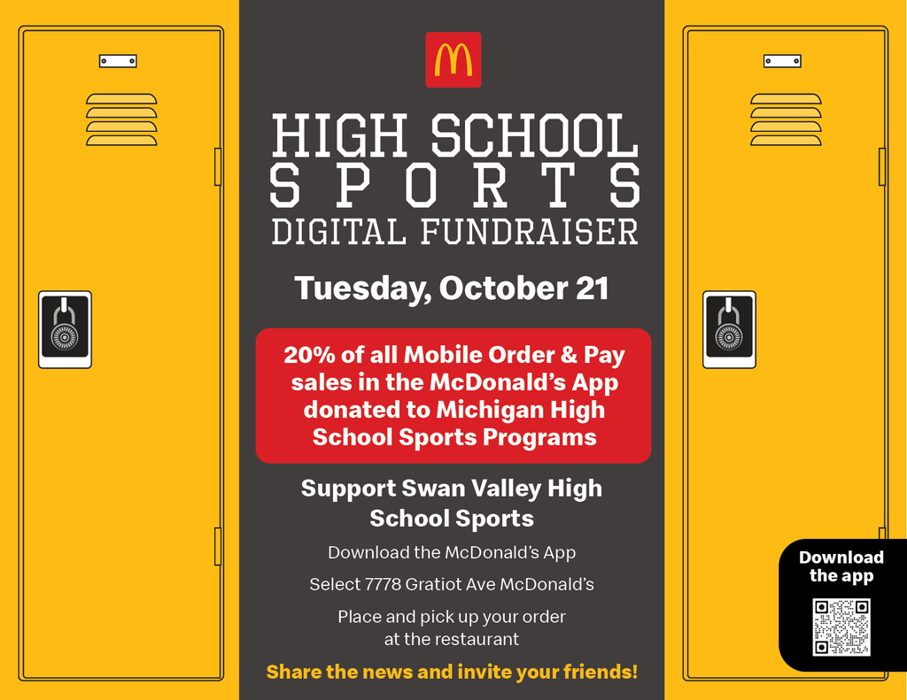 McDonald's Digital Fundraiser Flier