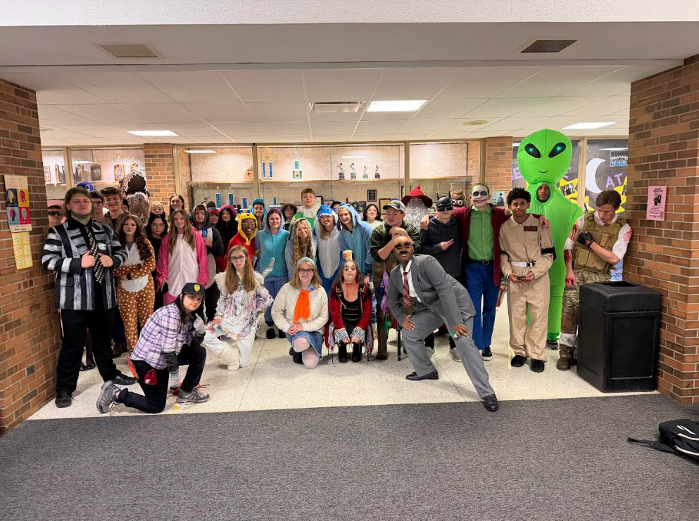 Halloween HS Students