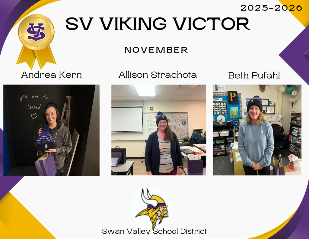 November Viking Victor Winners
