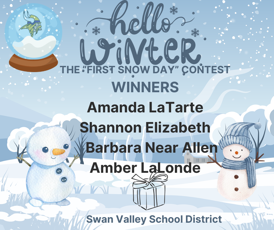 First Snow Day Winners