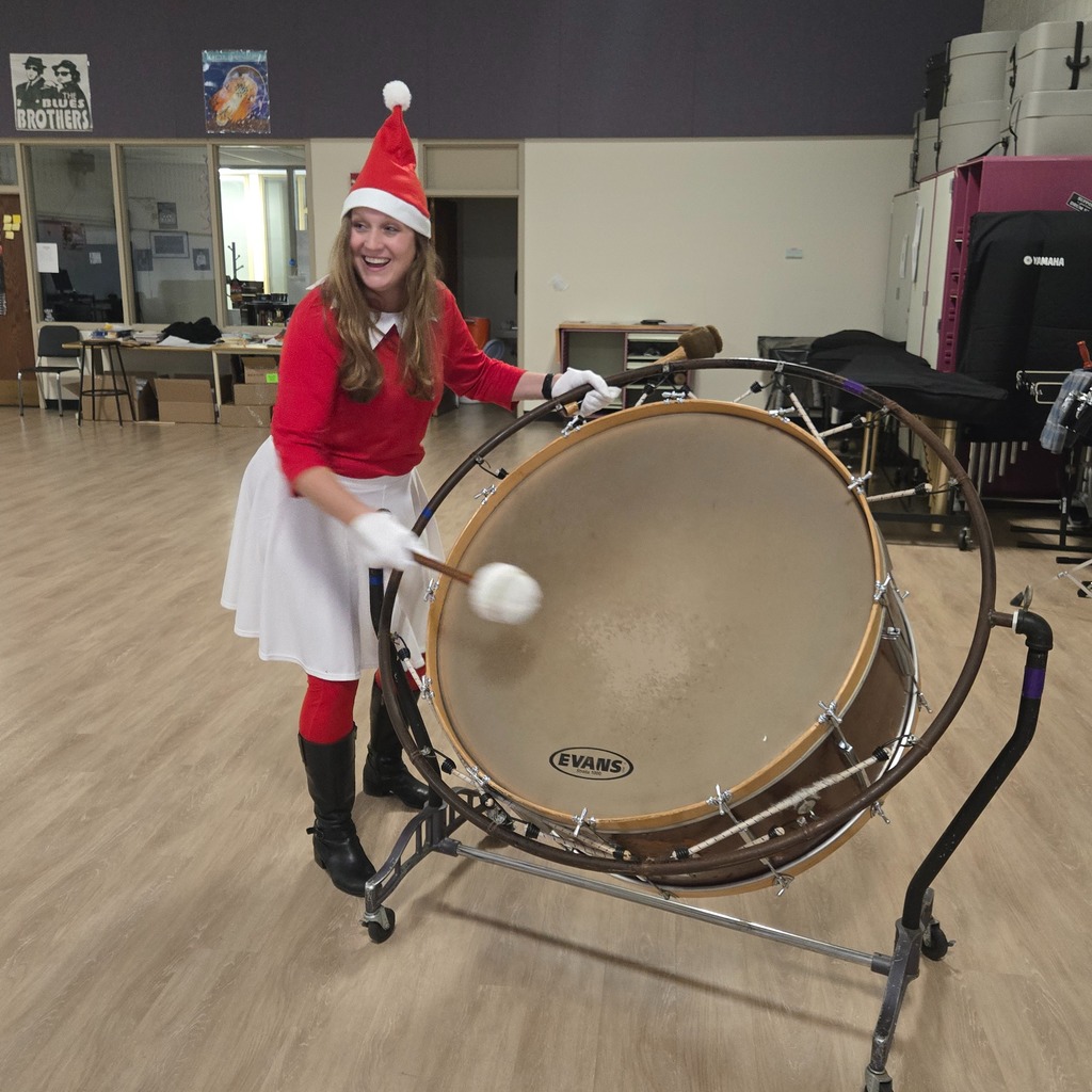 Ali beats to the tune of her own drum and marches too