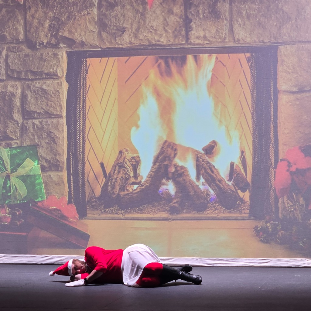 💜 HAPPY HOLIDAYS from ALI THE MISCHIEVOUS SUPERINTENDENT ELF! 💜 Here is one exhaused Elf!