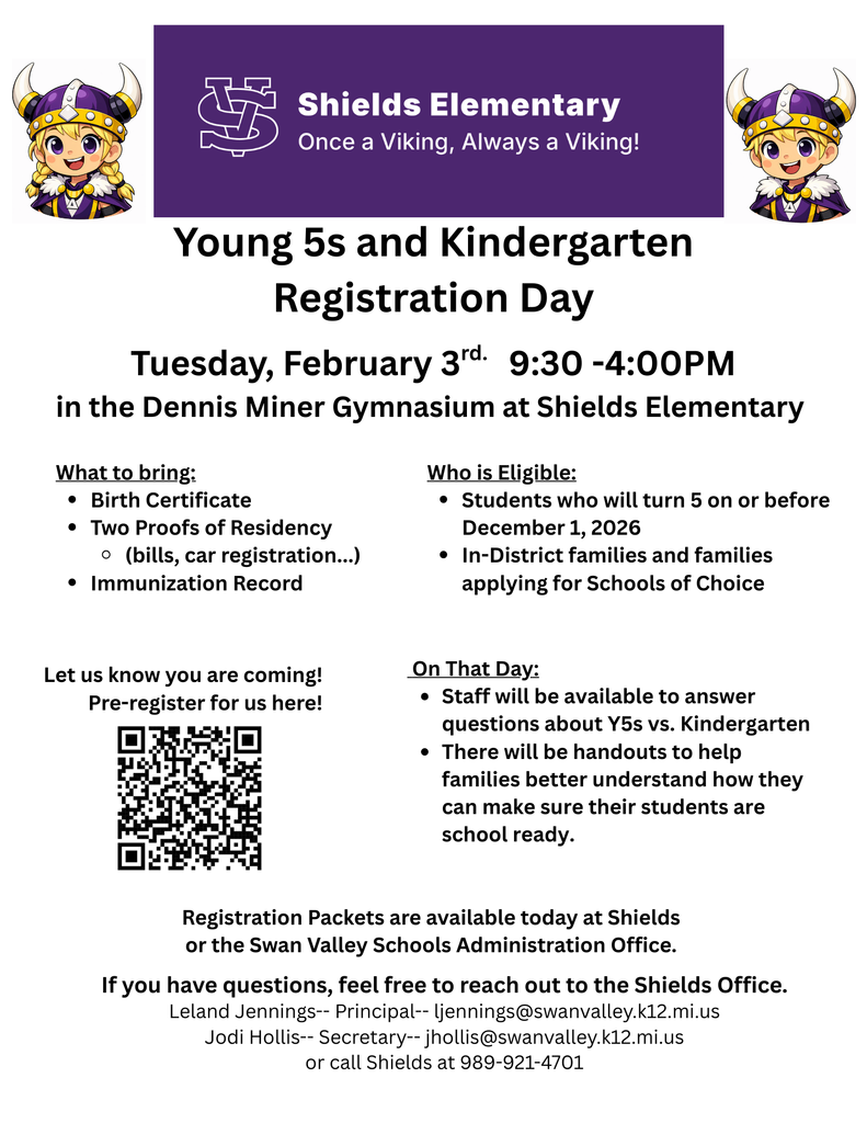 Young 5 & K Registration